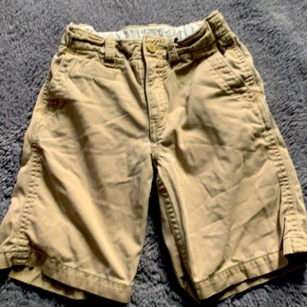 Gap Kids Khaki Shorts: Tan Solid Bottoms - Size 8